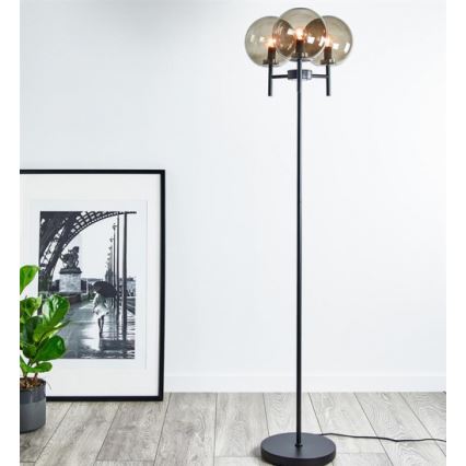 Markslöjd 107947 - Lampa podłogowa CROWN 3xE14/20W/230V