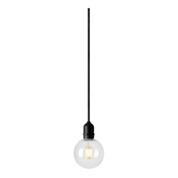 Markslöjd 107989 - Zewnętrzna lampa wisząca GARDEN24 LED/2,86W/24V IP44 czarna/przezroczysta