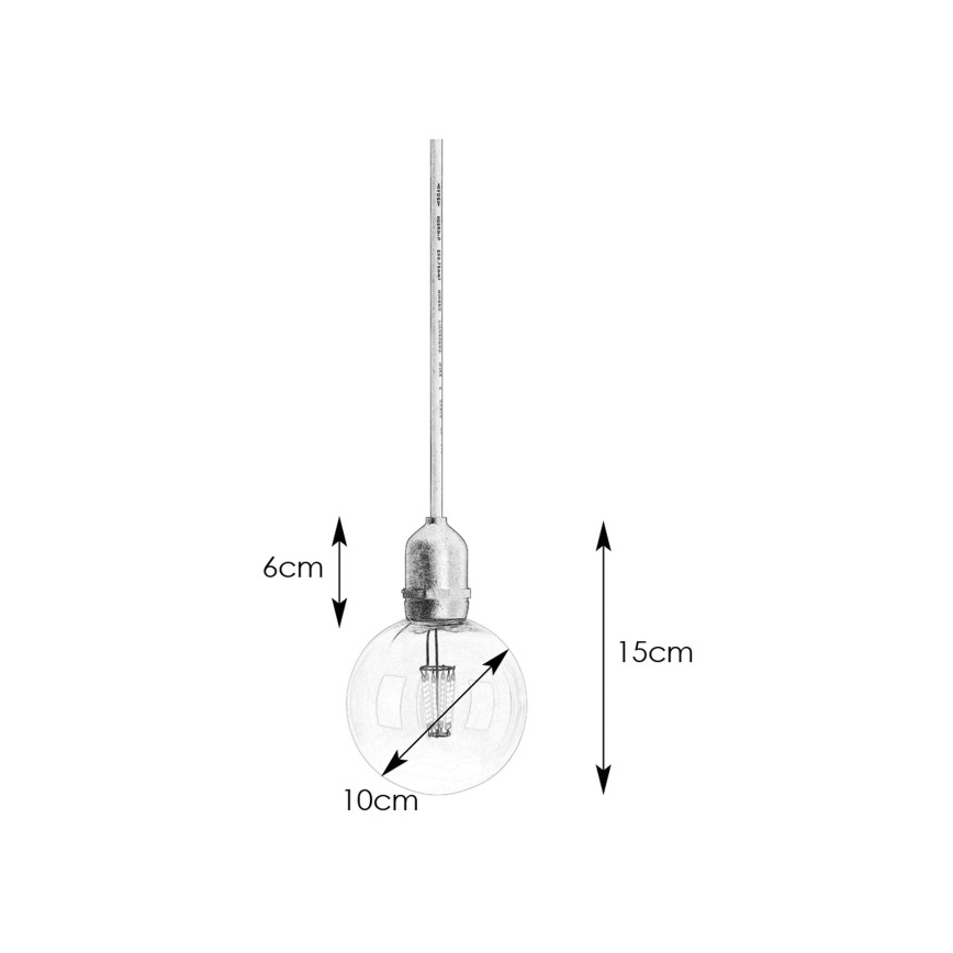 Markslöjd 107989 - Zewnętrzna lampa wisząca GARDEN24 LED/2,86W/24V IP44 czarna/przezroczysta