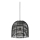 Markslöjd 107990 - Zewnętrzna lampa wisząca LED GARDEN24 LED/2,86W/24V IP44 rattan/czarny
