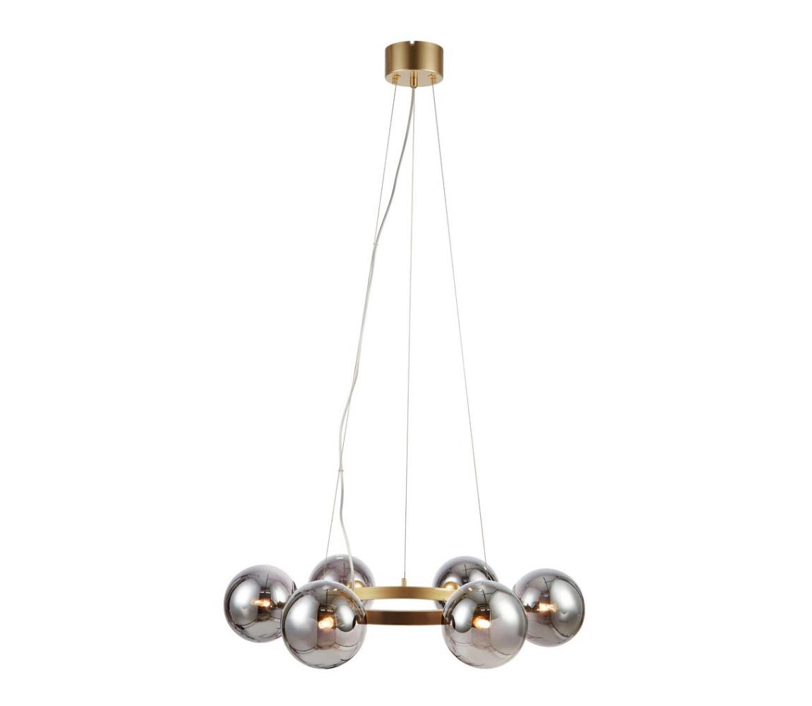 Markslöjd 108050 - Żyrandol na lince CIRCLE 6xG9/20W/230V gold