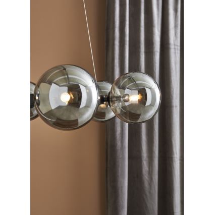 Markslöjd 108051 - Żyrandol na lince CIRCLE 6xG9/20W/230V czarny