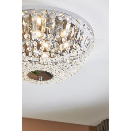 Markslöjd 108055 - Kryształowa lampa sufitowa MADELEINE 4xE14/25W/230V IP21