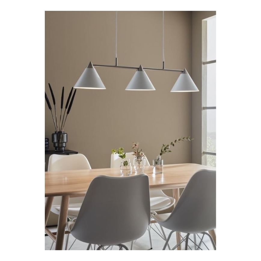 Markslöjd 108075 - Żyrandol na lince KLINT 3xE14/40W/230V biały