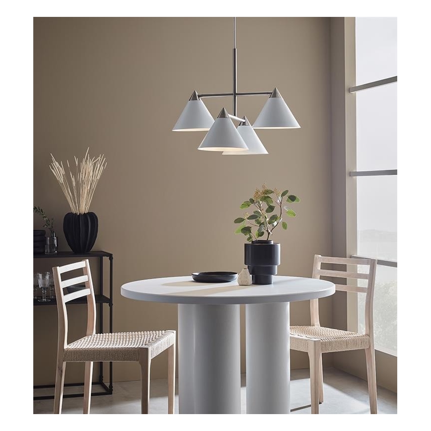 Markslöjd 108077 - Żyrandol na lince KLINT 4xE14/40W/230V biały
