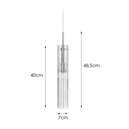 Markslöjd 108112 - Żyrandol na lince TUBO 1xE14/40W/230V