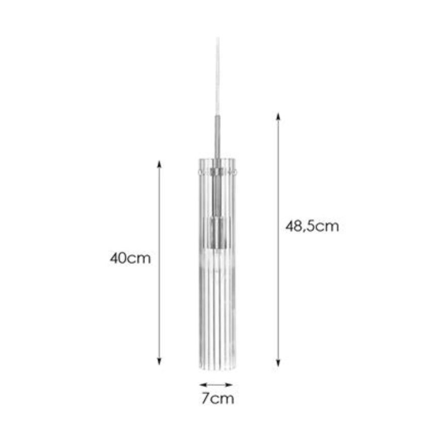 Markslöjd 108112 - Żyrandol na lince TUBO 1xE14/40W/230V