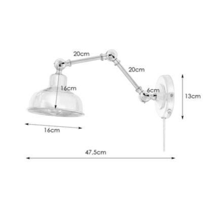 Markslöjd 108115 - Kinkiet GRIMSTAD 1xE27/60W/230V