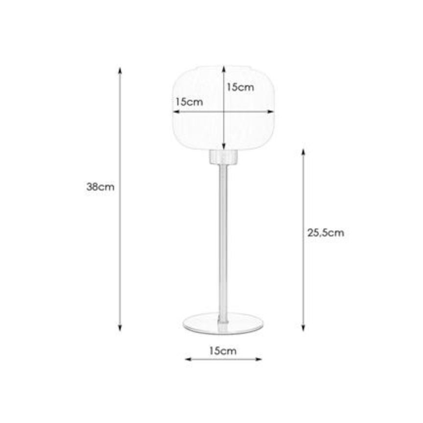 Markslöjd 108121 - Lampa stołowa SOBER 1xE27/60W/230V matowy chrom