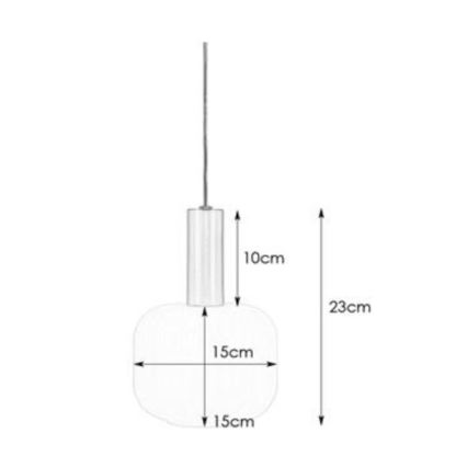 Markslöjd 108123 - Żyrandol na lince SOBER 1xE14/40W/230V mosiądz