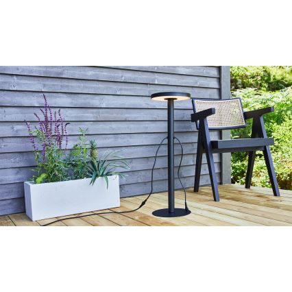 Markslöjd 108173 - Lampa zewnętrzna LED GARDEN24 LED/5W/24V 96 cm IP44 czarna