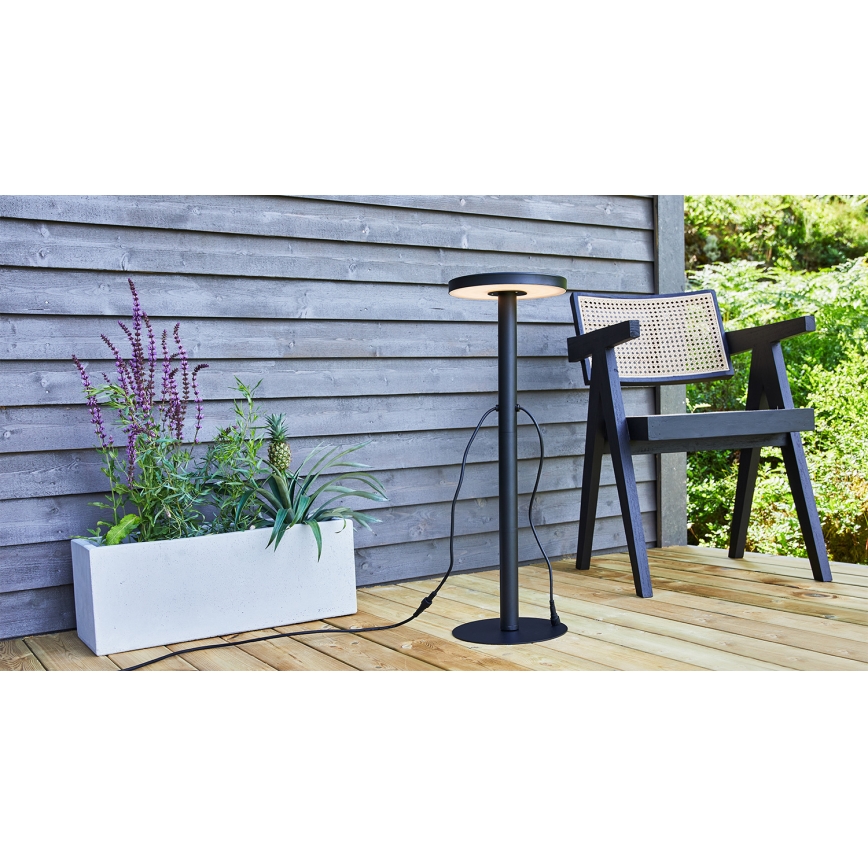 Markslöjd 108173 - Lampa zewnętrzna LED GARDEN24 LED/5W/24V 96 cm IP44 czarna