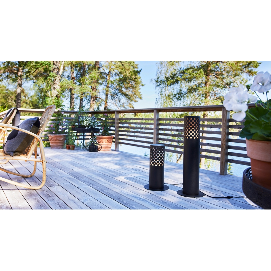 Markslöjd 108175 - Lampa zewnętrzna LED GARDEN24 LED/6W/24V 68 cm IP44 czarna