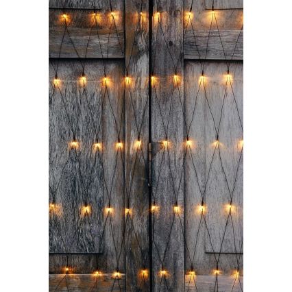 Markslöjd 108178 - LED zewnętrzna kurtyna świąteczna GARDEN24 160xLED/24V 2x2m ciepła biała