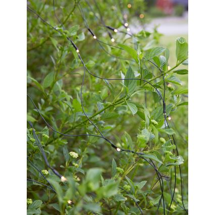 Markslöjd 108178 - LED zewnętrzna kurtyna świąteczna GARDEN24 160xLED/24V 2x2m ciepła biała