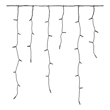 Markslöjd 108179 - Zewnętrzna świąteczna kurtyna LED GARDEN24 160xLED/24V 3,1m ciepła biała