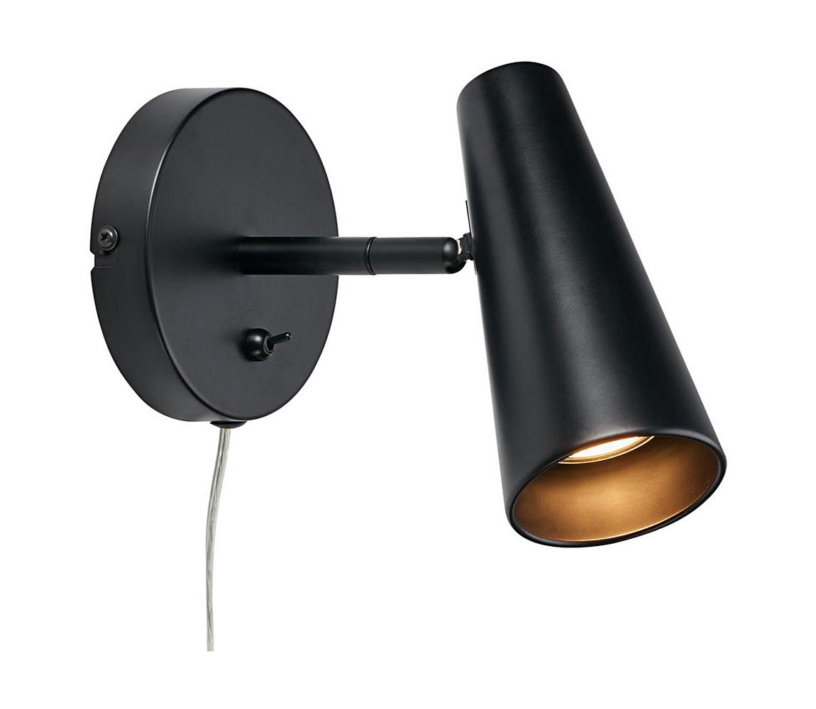 Markslöjd 108200 - Kinkiet punktowy CREST 1xGU10/7W/230V czarny
