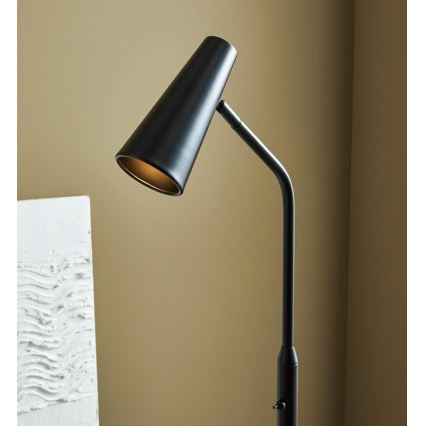 Markslöjd 108206 - Lampa podłogowa CREST 1xGU10/7W/230V czarna