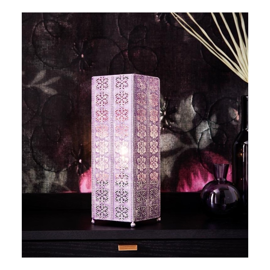 Markslöjd 108224 - Lampa stołowa AGRA 1xE14/18W/230V fioletowa
