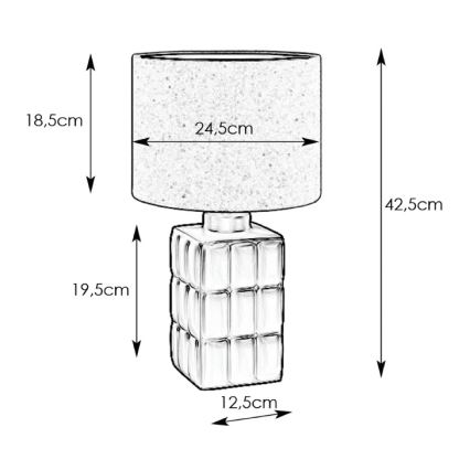 Markslöjd 108248 - Lampa stołowa CUSCINI 1xE14/40W/230V
