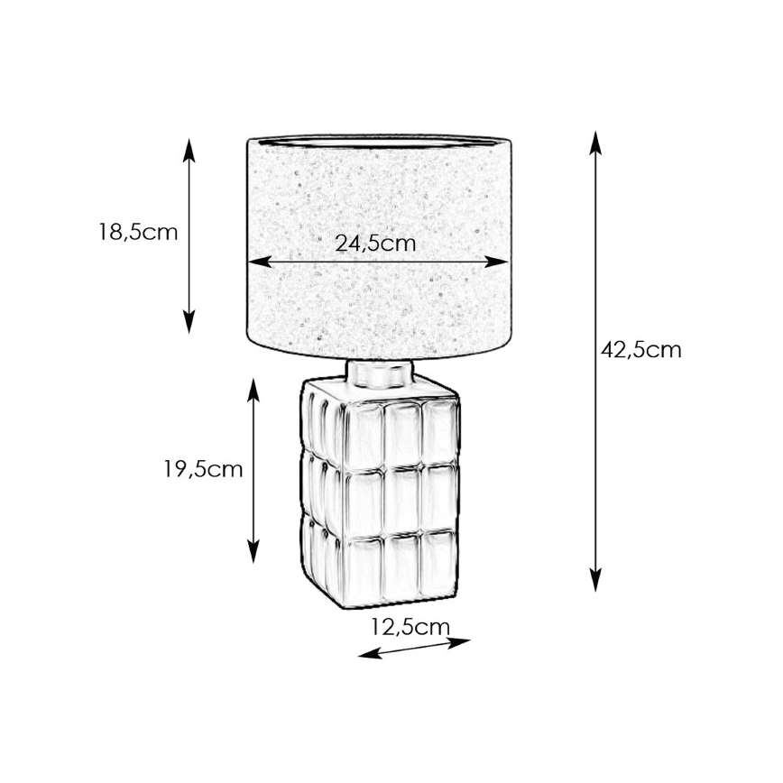 Markslöjd 108248 - Lampa stołowa CUSCINI 1xE14/40W/230V