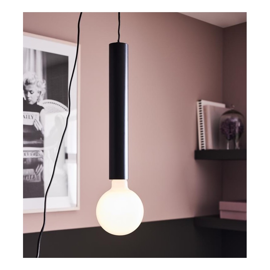 Markslöjd 108260 - Żyrandol na lince SENCILLO 1xE27/40W/230V czarny