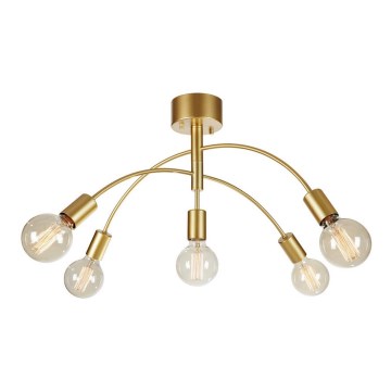 Markslöjd 108285 - Surface-mounted żyrandol CYGNUS 5xE27/40W/230V gold