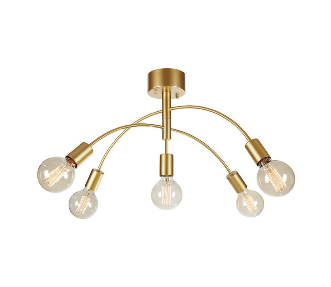 Markslöjd 108285 - Surface-mounted żyrandol CYGNUS 5xE27/40W/230V gold