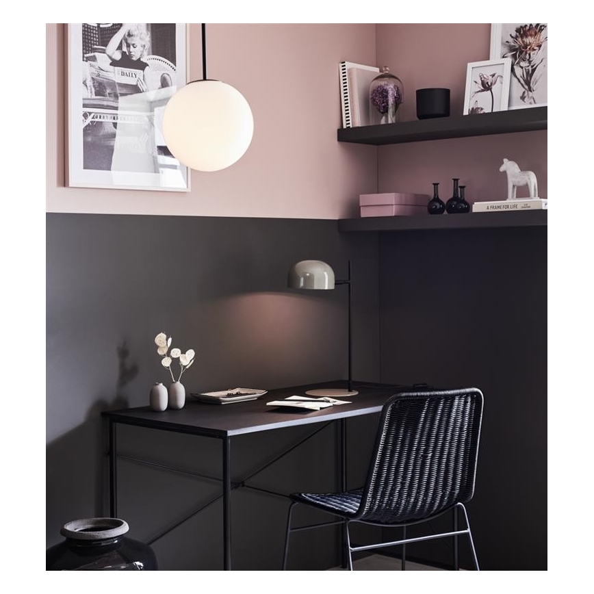Markslöjd 108292 - Lampa stołowa POSE 1xE14/25W/230V szary