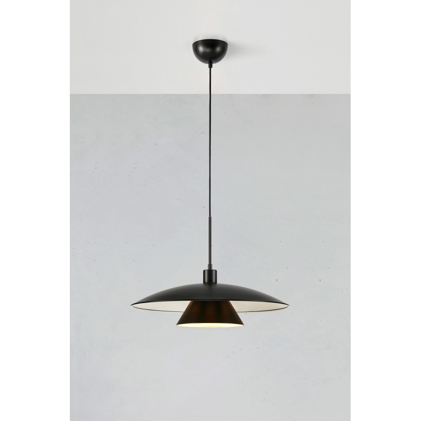 Markslöjd 108431 - Żyrandol na lince MILLINGE 1xE27/40W/230V czarne