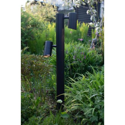 Markslöjd 108486 - Lampa ogrodowa LED GARDEN24 2xLED/6W/24V 99 cm IP44 czarna