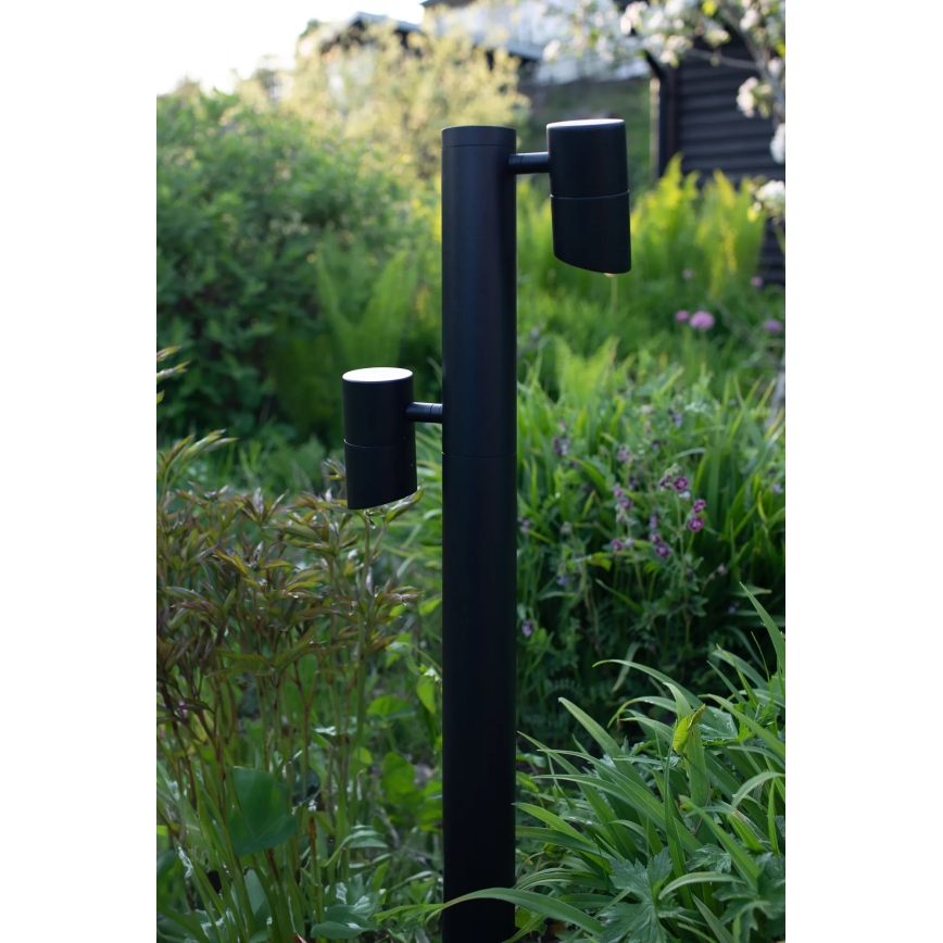 Markslöjd 108486 - Lampa ogrodowa LED GARDEN24 2xLED/6W/24V 99 cm IP44 czarna