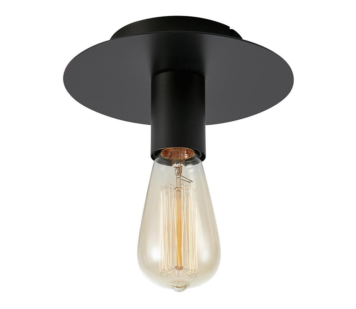 Markslöjd 108540 - Lampa sufitowa PIATTO 1xE27/40W/230V czarne