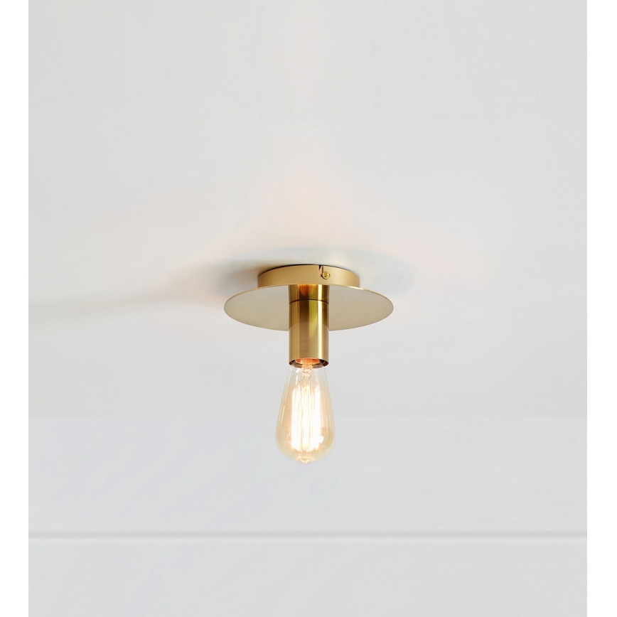 Markslöjd 108541 - Lampa sufitowa PIATTO 1xE27/40W/230V złoty