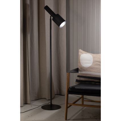 Markslöjd 108542 - Lampa podłogowa OZZY 1xE27/40W/230V czarne