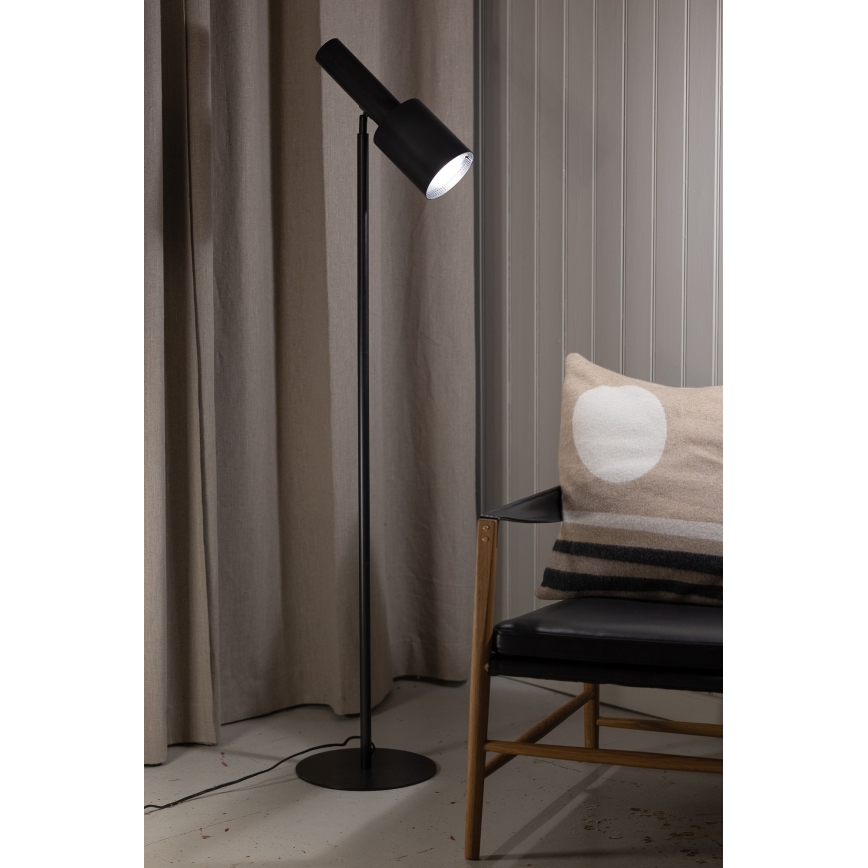 Markslöjd 108542 - Lampa podłogowa OZZY 1xE27/40W/230V czarne