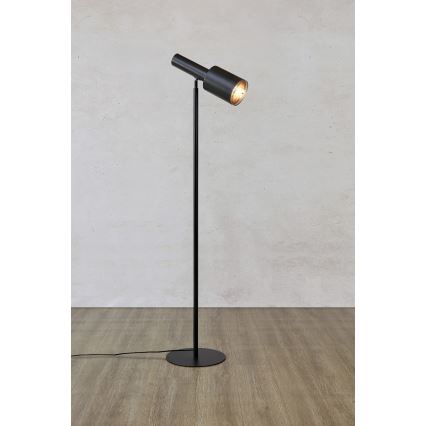 Markslöjd 108542 - Lampa podłogowa OZZY 1xE27/40W/230V czarne