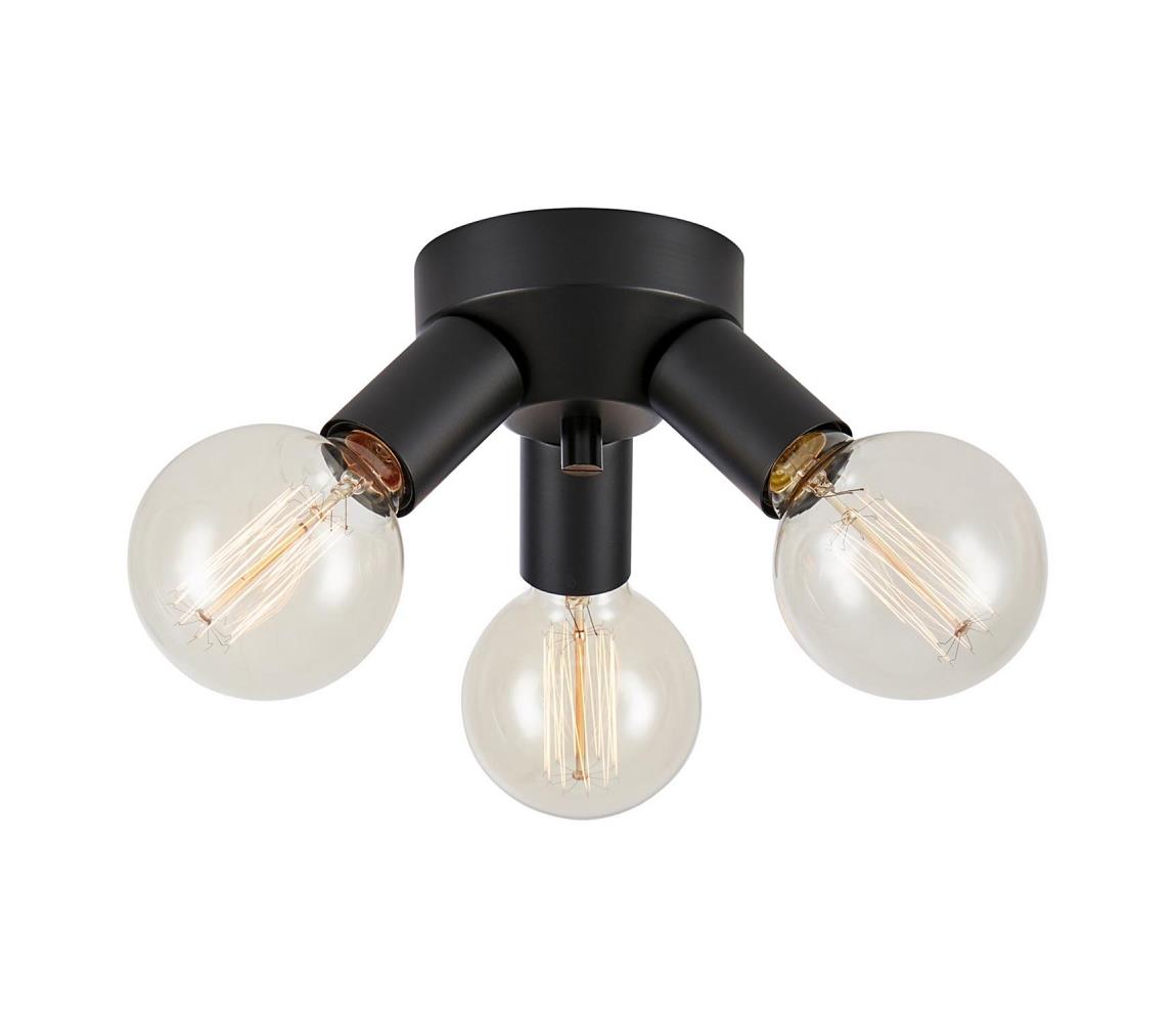 Markslöjd 108549 - Lampa sufitowa MAZZO 3xE27/40W/230V czarne