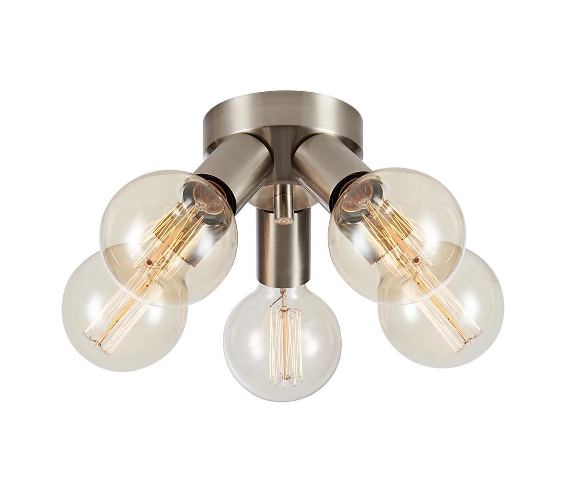 Markslöjd 108554 - Lampa sufitowa MAZZO 5xE27/40W/230V matowy chrom