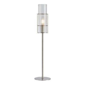 Markslöjd 108558 - Lampa stołowa TUBO 1xE14/40W/230V 65 cm chrom błyszczący/clear