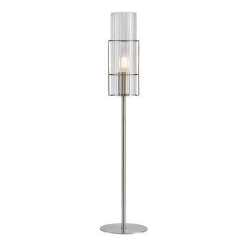 Markslöjd 108558 - Lampa stołowa TUBO 1xE14/40W/230V 65 cm chrom błyszczący/clear