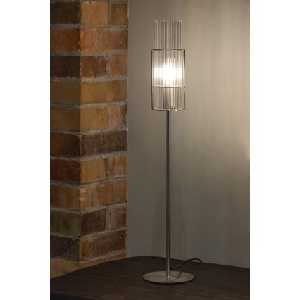 Markslöjd 108558 - Lampa stołowa TUBO 1xE14/40W/230V 65 cm chrom błyszczący/clear