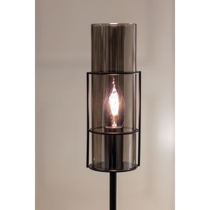 Markslöjd 108559 - Lampa stołowa TUBO 1xE14/40W/230V 50 cm czarne