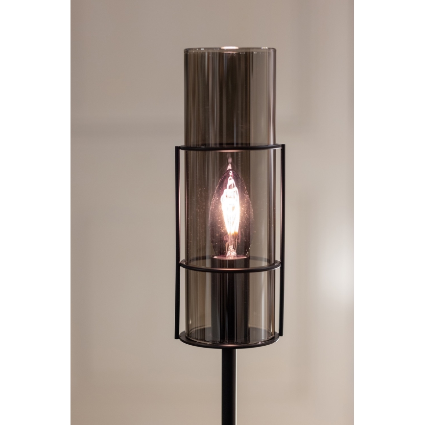 Markslöjd 108559 - Lampa stołowa TUBO 1xE14/40W/230V 50 cm czarne