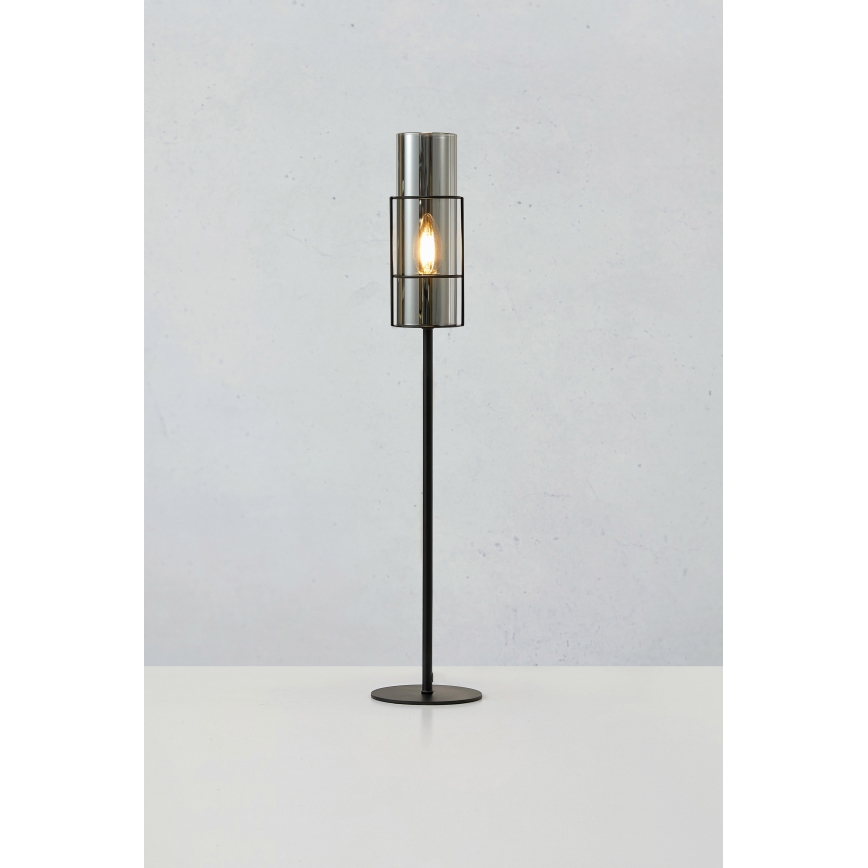 Markslöjd 108560 - Lampa stołowa TORCIA 1xE14/40W/230V 65 cm czarne
