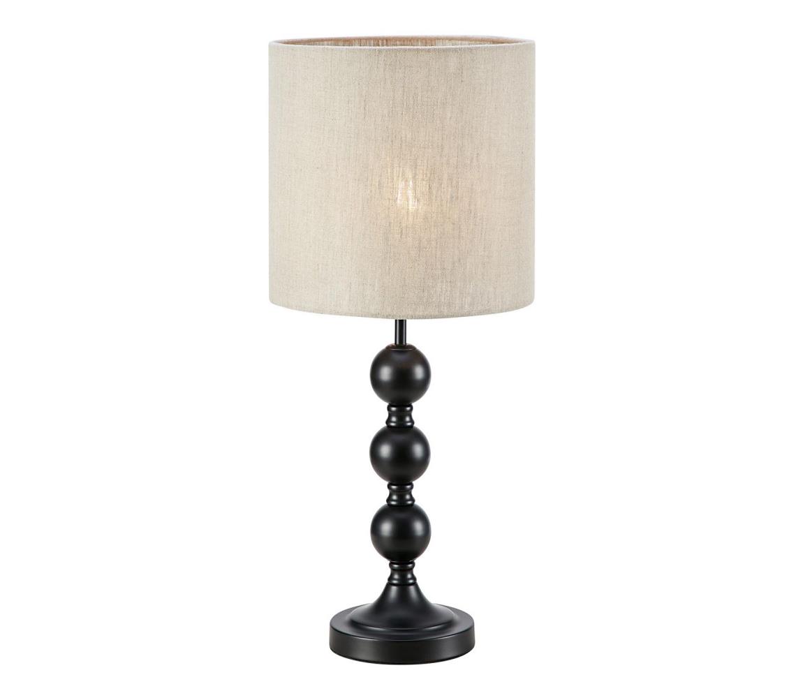 Markslöjd 108575 - Lampa stołowa OCTO 1xE27/40W/230V beżowe/czarne