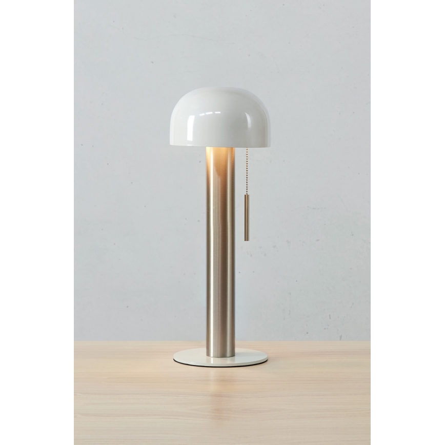 Markslöjd 108577 - Lampa stołowa COSTA 2xG9/18W/230V białe/matowy chrom