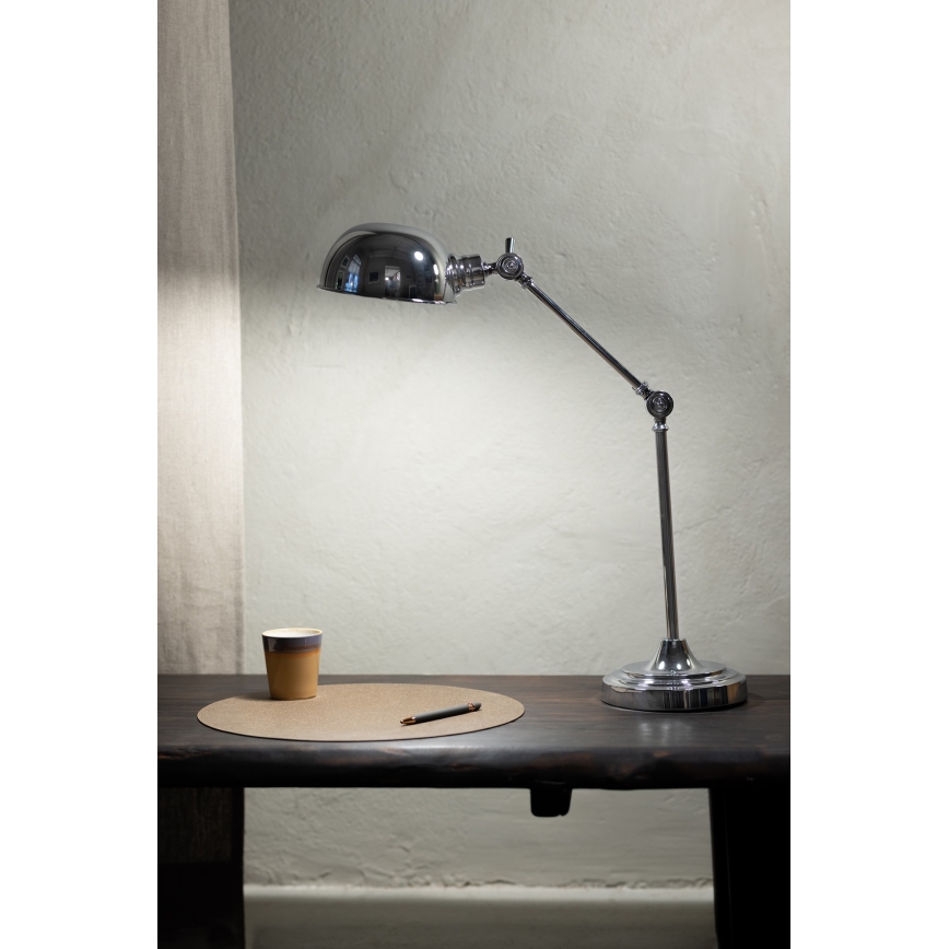 Markslöjd 108583 - Lampa stołowa PORTLAND 1xE27/40W/230V chrom błyszczący