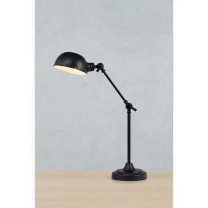 Markslöjd 108584 - Lampa stołowa PORTLAND 1xE27/40W/230V czarne