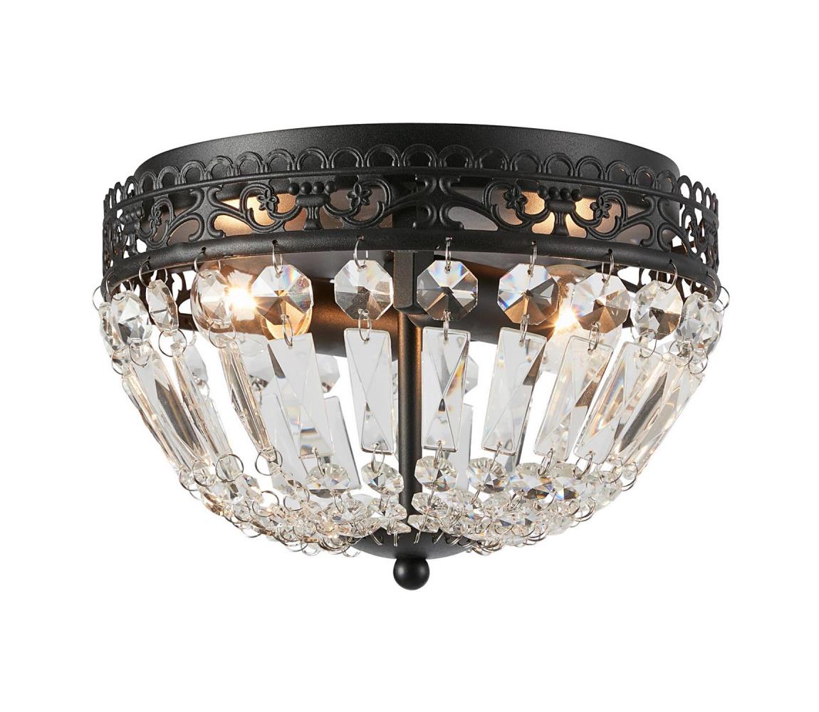 Markslöjd 108598 - Lampa sufitowa ETIENNE 2xE14/40W/230V czarne